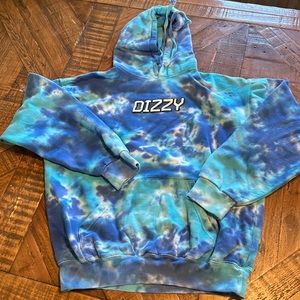Tana Mongeau sweatshirt that says DIZZY on the front size medium